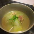 cyaki☆'s cooksnap of when they made かつおだしでホッ☆冬瓜と豚ばらのスープ.