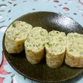 赤い電話's cooksnap of when they made ごま青のりの卵焼き（塩麹入り）.