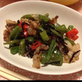 ☆ふいふい☆'s cooksnap of when they made 簡単☆万願寺とうがらしと豚の塩昆布炒め.