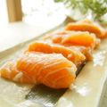 あっぷるカモミール's cooksnap of when they made 塩麹で『サーモンのお刺身』♬.