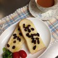 ☆笑くぼ☆'s cooksnap of when they made ハニー♡レーズントースト.