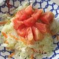 きらり流れ星's cooksnap of when they made ＊簡単＊トマトと春キャベツのサラダ＊.