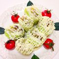 kikuちん's cooksnap of when they made えのきと人参のキャベツロールマヨ醤油がけ.
