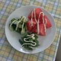 ラリー＆サラ's cooksnap of when they made ささげきゅうりトマトサラダ.