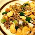 湯豆腐＠たべごろ's cooksnap of when they made 【副菜】簡単１品！油揚げとひき肉の炒め煮.