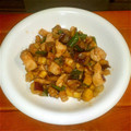アイコ０９１５'s cooksnap of when they made さつま芋と鶏肉の中華風炒め.