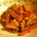 ♥ sora ♥'s cooksnap of when they made 簡単★サツマイモと人参の甘辛きんぴら.