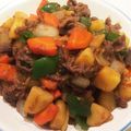 あずきとママ's cooksnap of when they made コストコのプルコギで！じゃがピー炒め.