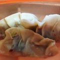 えみきち★'s cooksnap of when they made 中身は何かな？野菜の餃子包み.