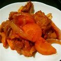 めいままと愉快な家族's cooksnap of when they made 市販の唐揚げで簡単酢豚☆.