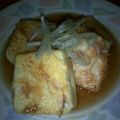 煌花☆'s cooksnap of when they made 揚げだし風・卵衣豆腐.