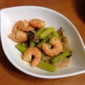 hanausa82's cooksnap of when they made 海老とアスパラの味噌炒め.