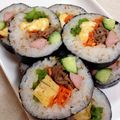わ五助's cooksnap of when they made キムパ（김밥）.