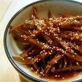 けいさく's cooksnap of when they made 色々美味しい☆濃厚甘辛太ごぼう.