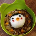 minch＊＊'s cooksnap of when they made 【デコカレー】超簡単！ペンギンのカレー♪.
