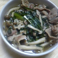 じゅのりこ's cooksnap of when they made 春菊と豚肉のさっと煮.
