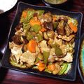 レイナーチ's cooksnap of when they made なすとピーマンのピリ辛酢豚風炒め.
