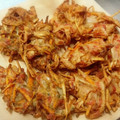 豆と麦's cooksnap of when they made 牛蒡＆人参で ♪ 磯部 ♪ かき揚げ.