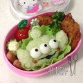 みりみさみりみさ's cooksnap of when they made リトルグリーンメン キャラ弁 お弁当.