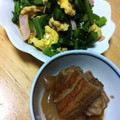 megchano's cooksnap of when they made つるむらさきとトマトのにんにく醤油炒め.