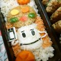 赤い電話's cooksnap of when they made ドコモのキャラ弁（*＾＾*）.