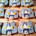 ipuni's cooksnap of when they made 妖怪ウォッチ☆可愛いロボニャン♪クッキー.