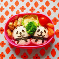 あんころきなころ's cooksnap of when they made 幼稚園キャラ弁＊パンダ 簡単.