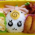 からてキッズ's cooksnap of when they made プリキュア！リボン☆キャラ弁.