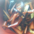 ☆しいたんママ☆'s cooksnap of when they made なすと野菜とさつま揚げの炒め煮.