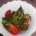 まみんちよ's cooksnap of when they made ミニトマトとモロヘイヤ.