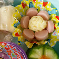 ３匹のこじかママ's cooksnap of when they made 卵とソーセージdeちょっと清楚な椿の花.