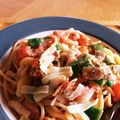 まるりゅう's cooksnap of when they made 簡単なのに美味♡トマトクリームパスタ.