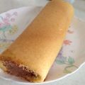 かよ14's cooksnap of when they made 紅茶チョコクリームのロールケーキ♡.
