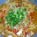 moriemo's cooksnap of when they made 一人ランチに♪激辛ネギラーメン.