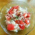 さやちゃん★♪'s cooksnap of when they made 新玉ねぎで♪トマトとしらすのマリネ.