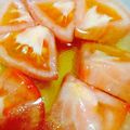 ymまま's cooksnap of when they made 超簡単！トマト酢漬け.