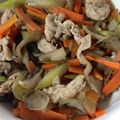 お馬のこ's cooksnap of when they made □■豚肉とアスパラとまいたけの炒め物■□.