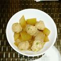 ヤミーヤムヤム's cooksnap of when they made 鶏団子と大根の煮もの.