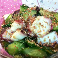 KSBAYK's cooksnap of when they made きゅうりとタコの酢物.