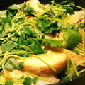 日和日向's cooksnap of when they made 車麩の卵とじ.