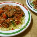 しのばぁたん's cooksnap of when they made なすびと挽肉のボロネーゼ.