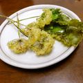 てる坊's cooksnap of when they made ニラの花の天ぷら.