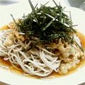ハナまこと's cooksnap of when they made 納豆蕎麦.