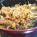 じゅんな3's cooksnap of when they made 具沢山♥️ヘルシー牛丼.