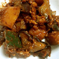 ☆佐夜☆'s cooksnap of when they made ☆茄子とかぼちゃのカレー麻婆☆.