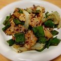 kaesaruru's cooksnap of when they made 鶏と野菜のバジル炒め.