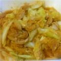 とうりぃ's cooksnap of when they made 豚肉とキャベツの卵の味噌炒め.