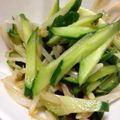 ingw's cooksnap of when they made もやしときゅうりのさっぱりナムル☆２ツー.