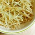 あさここなっつ's cooksnap of when they made おつまみに☆簡単ピリ辛もやしナムル.