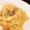 Weiß．'s cooksnap of when they made ☆フライパンでカルボナーラ☆.